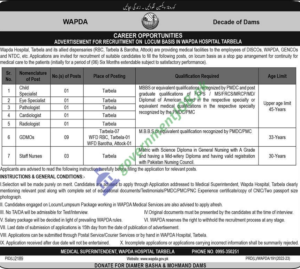 Water and Power Development Authority (Wapda) - Apply now