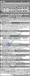 Gwadar Development Authority Jobs 2023 - Apply now