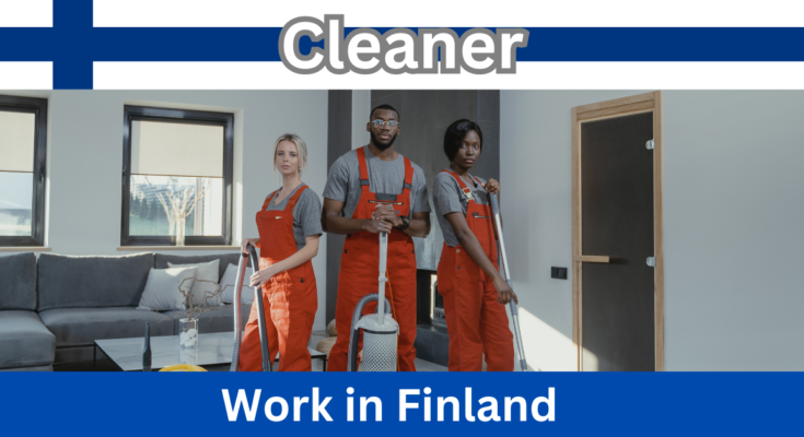 cleaner job in finland