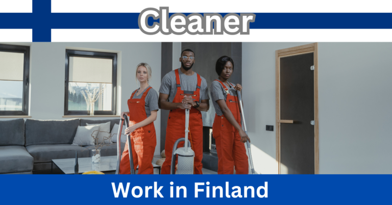 cleaner job in finland