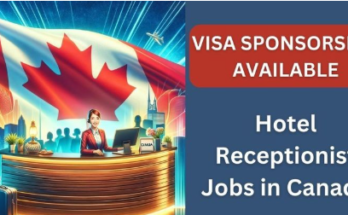 Hotel Receptionist Jobs in Canada with Visa Sponsorship 2025