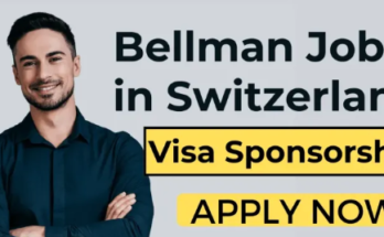 Visa Sponsorship Bellman Jobs in Switzerland 2025